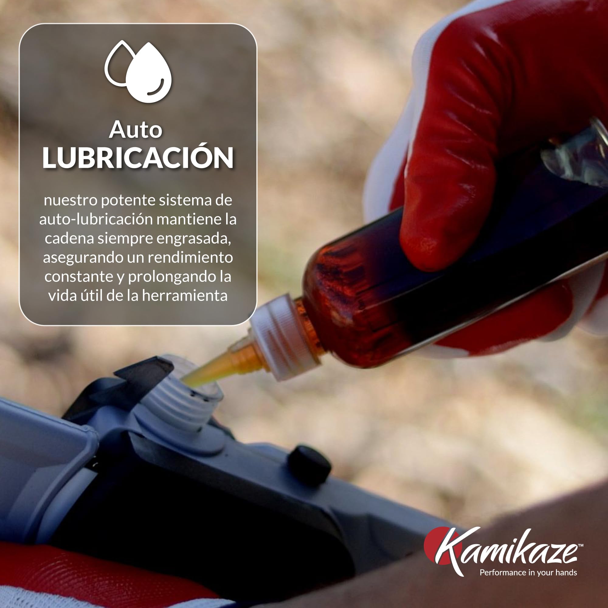 KAMIKAZE Sierra Extensible Eléctrica Inalámbrica Profesional - Corte Ø 160 mm, Motor Sin Escobillas, Potencia 950W, Telescópica hasta 2.5m, Pantalla, 2 Baterías de Litio, Arnés, 3 Años de Garantía,