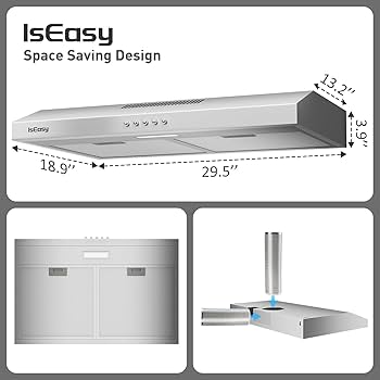 ◆フロス◆アイシーライツS1◆2023年製◆F-2506TL5◆ Amazon.com: IsEasy Range Hood 30 Inch Under Cabinet, Kitchen