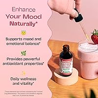 Vista 4 de Suplemento de gotas líquidas de azafrán para el bienestar, fabricado con extracto de azafrán, vegano, puro y de rápida absorción, suplemento diario