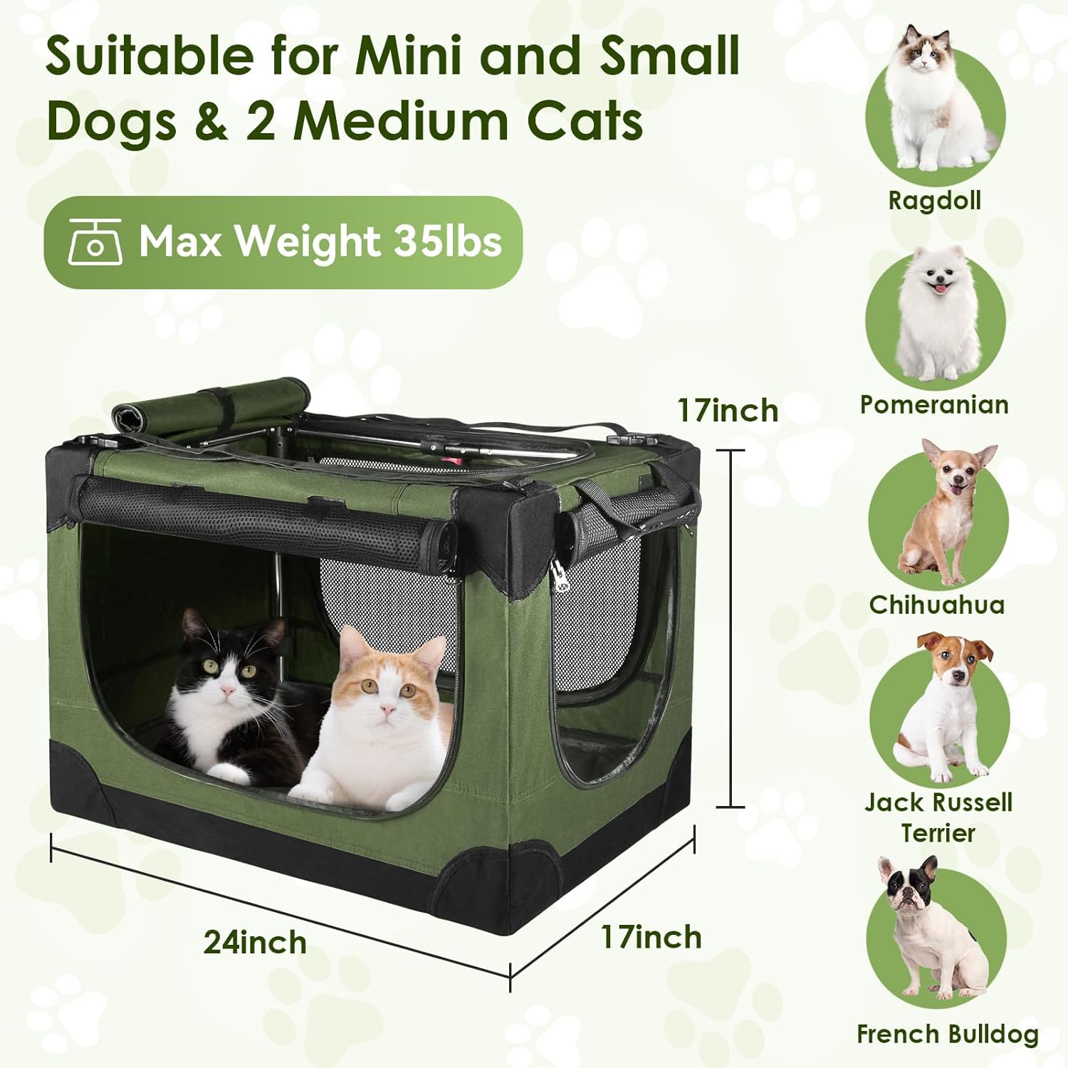 The Ultimate Soft Dog Crate: Your Go-To Portable Solution for Small Pets!