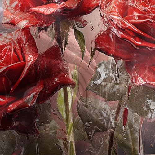 Miniatura 6 de Lemlxjydk_Five_Red_Roses_in_Full_Bloom_Double_Exposure_photogra_ed84a12b-128c-4ff5-b7f4-f851c36de565 - Juego de ropa de cama con estampado en 3D,