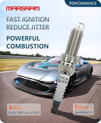 Vista 48 de Marsram Paquete de bobinas de encendido UF487 y doble bujía de iridio para Toyota Lexus 2005-2018 Camry Highlander Avalon Rav4 Sienna Venza RX350