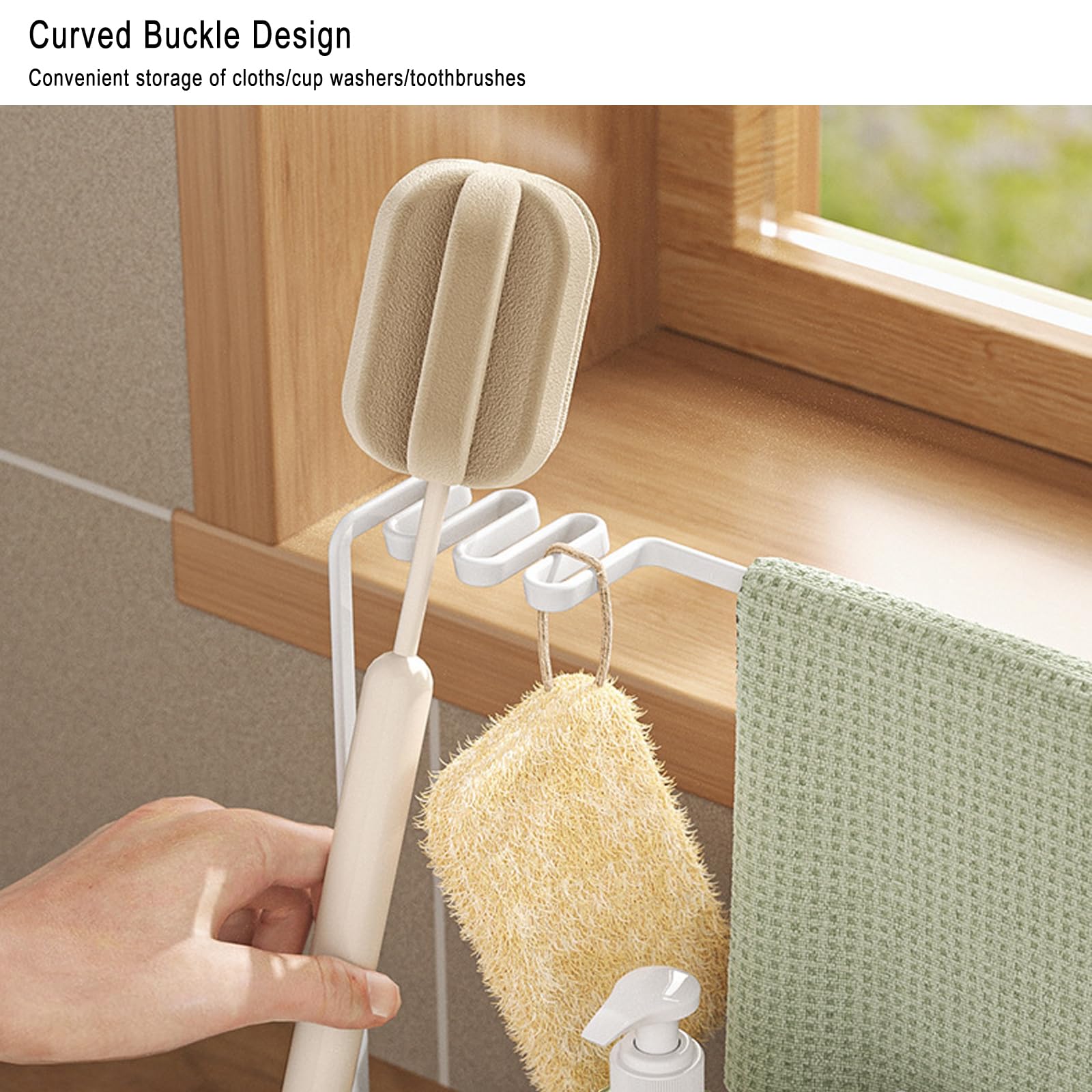 Organizzatore per lavello da cucina, contenitore per spugna per la pulizia dei piatti, per organizzare sotto il lavandino, soluzione per riporre oggetti in cucina, dimensioni: 25 x 9 x 22 cm