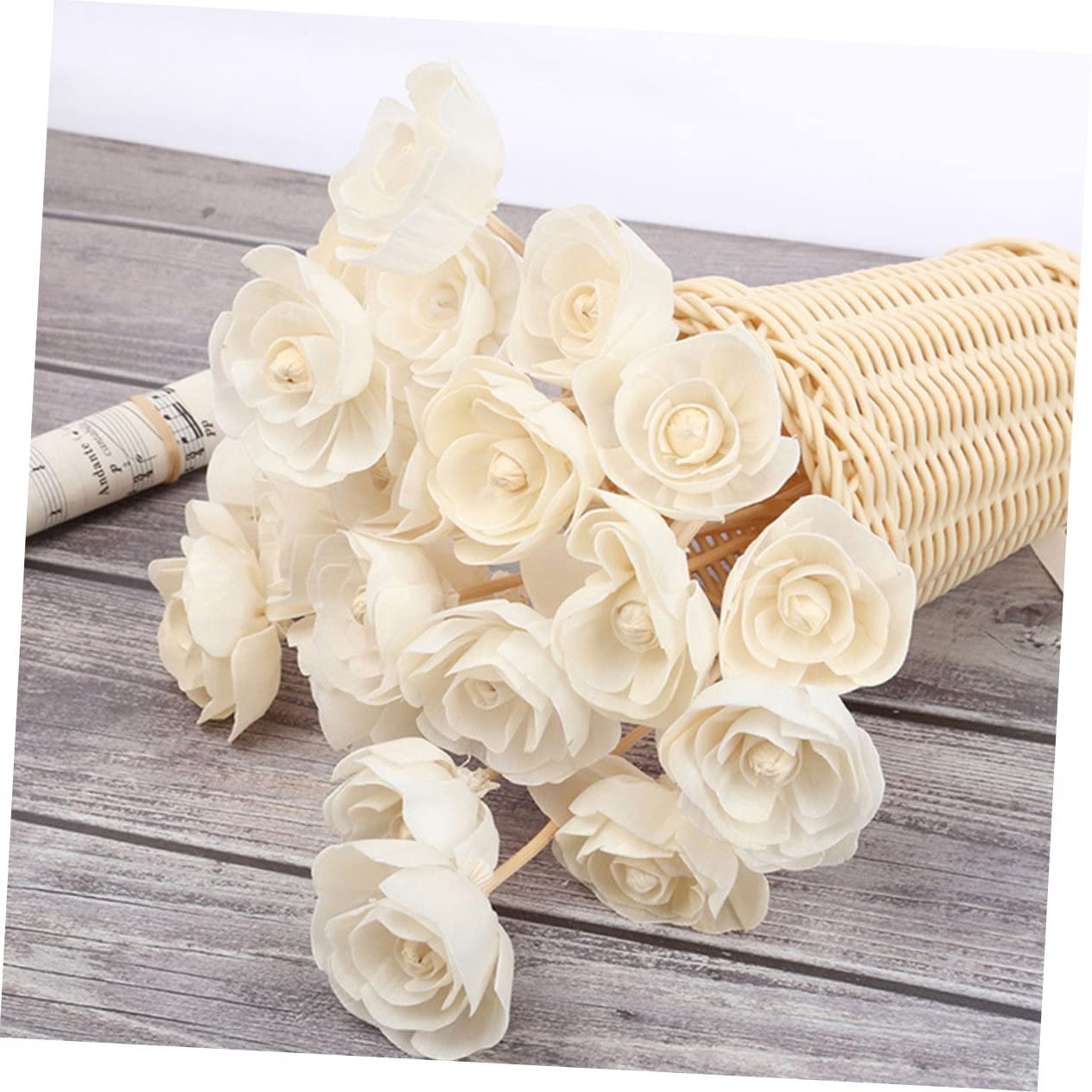 IMIKEYA 9pcs Aroma Dried Flower Diffuser Sticks Fragrance Diffusers for Home Decor Natural Rattan Aroma Sticks for Essential Oils and Aromatherapy Chic Decoration for Any Space
