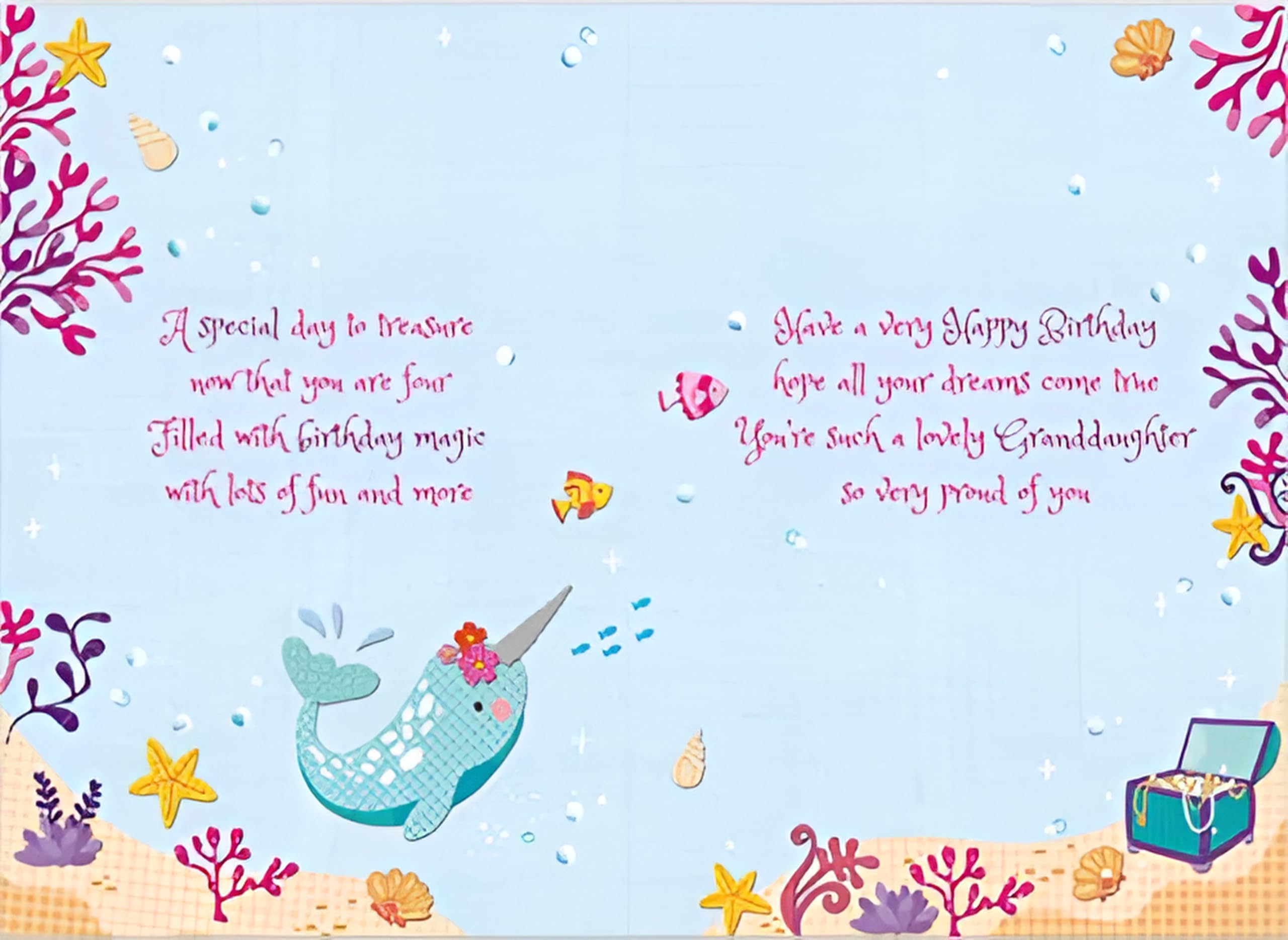 Biglietto Di Buon Compleanno Con Sirena E Vita Marina - Immagini vettoriali stock e altre immagini di Acqua - iStock
