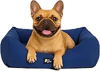 Cama Pet Impermeável e Lavável para Cachorros, Petgram - com Tratamento Antimicrobiano G (70cm x 62cm), Azul Solid