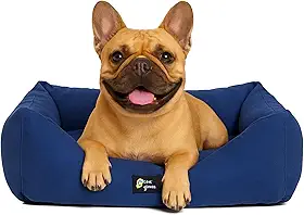 Cama Pet Impermeável e Lavável para Cachorros, Petgram - com Tratamento Antimicrobiano G (70cm x 62cm), Azul Solid