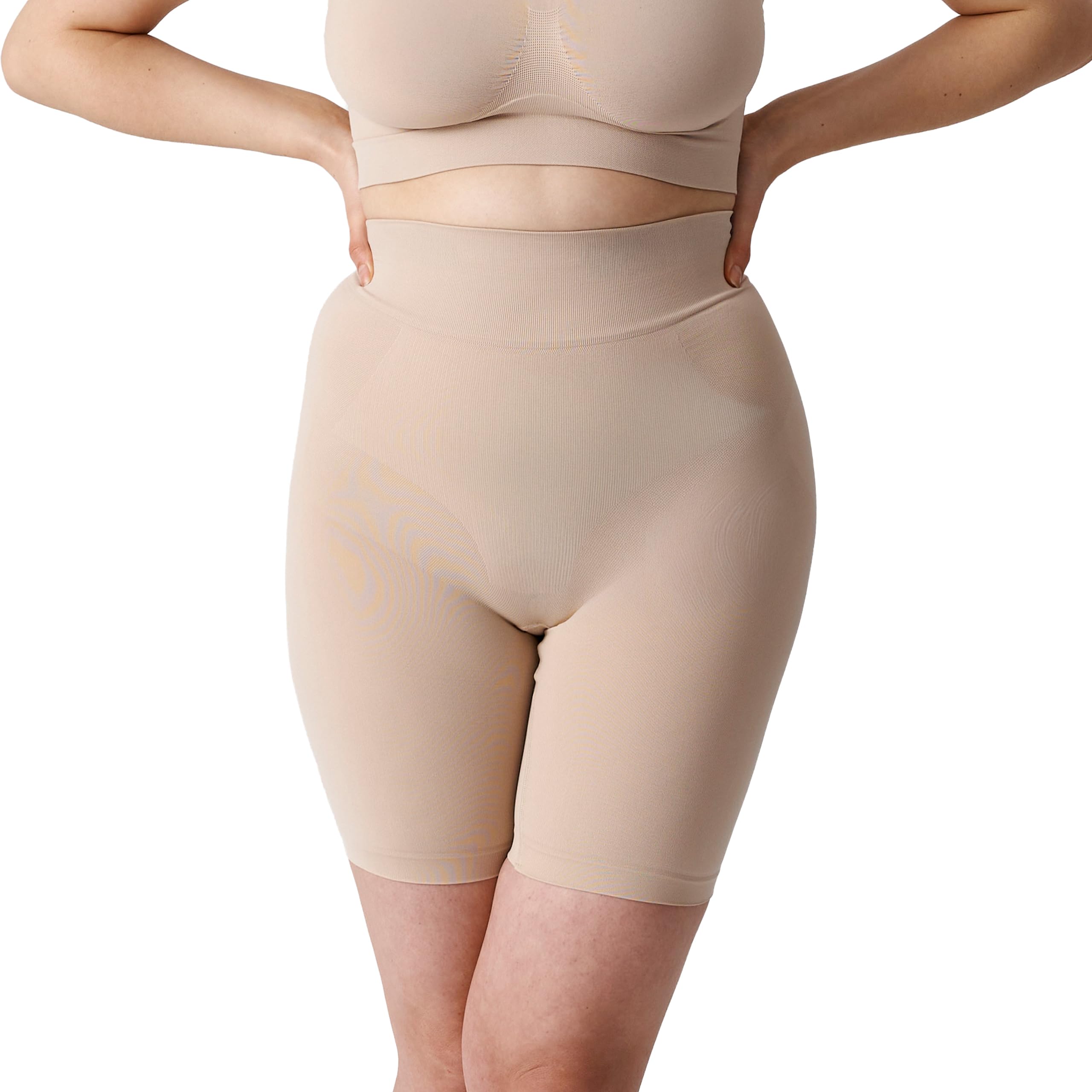 Snocks Shaping Shorts - Shapewear Damen figurformend mit mittlerer Kompression, hoher Bund, unsichtbar - Gr. S-XXL - Bauchweg Hose, Miederhose