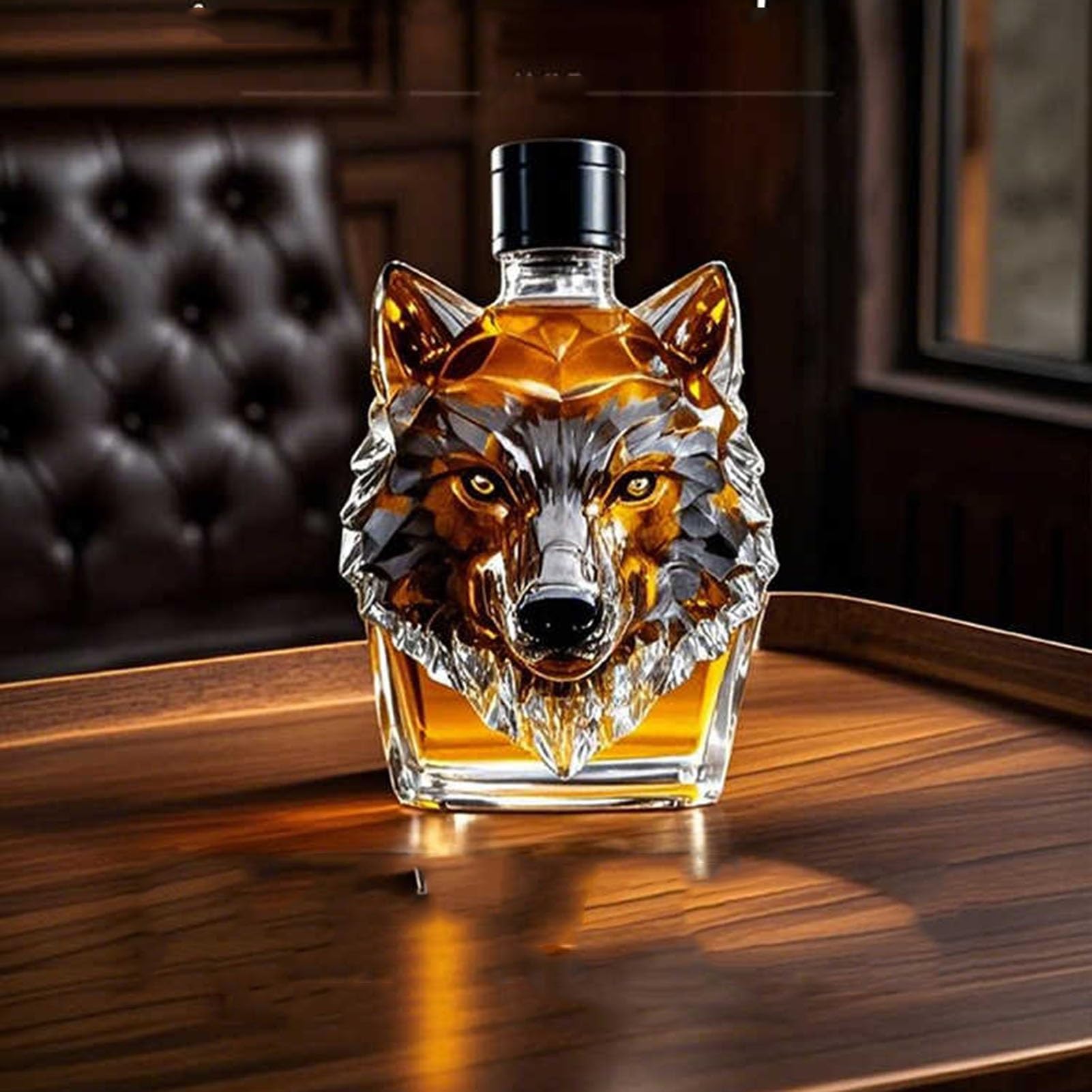 Carafe à Whisky En Forme D'excavatrice 300ml - Verre Borosilicate, Sculpture 3D, Cadeau Original Pour Collectionneurs