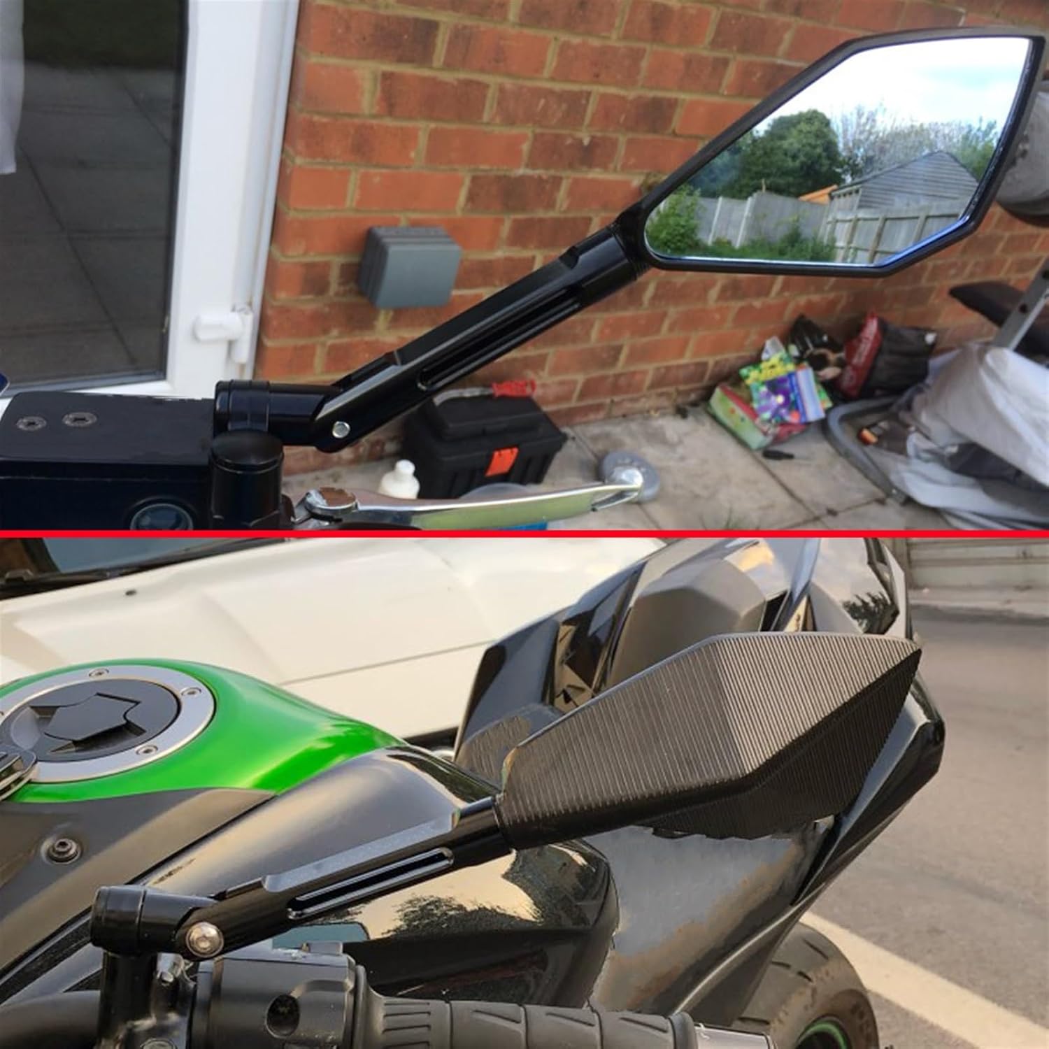 ド補助ミラー に適合する KYMC&amp;O XCI&amp;TING 400 SuperDink 125 スーパーディンク 30