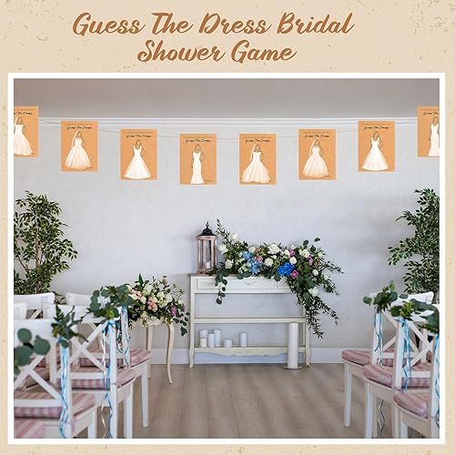 Miniatura 5 de Juego de 30 juegos de despedida de soltera para invitados, incluye 30 tarjetas de juegos de ducha de boda de 5 x 7 pulgadas y 30 lápices de gel de