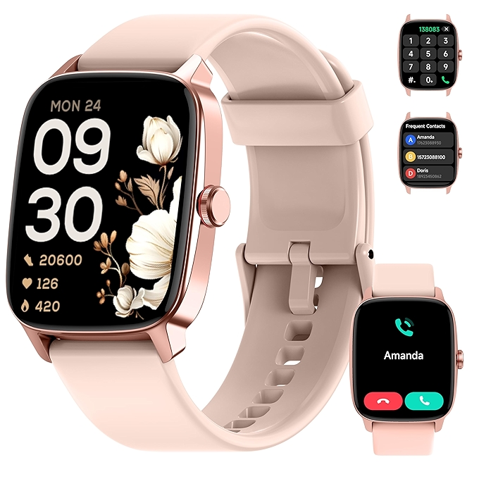 智能手表男女蓝牙通话 1.85英寸高清触屏 AI语音 健康与运动监测