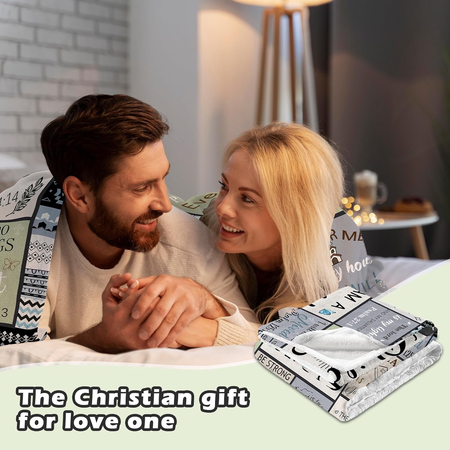 CIUGOIG Christian Gifts for Women & Men - 50"X60" I Am a Child of God Blankets - Inspirational Religious Birthday Catholic Spiritual Gifts Faith Based Gift - Christian Throws - Image 3