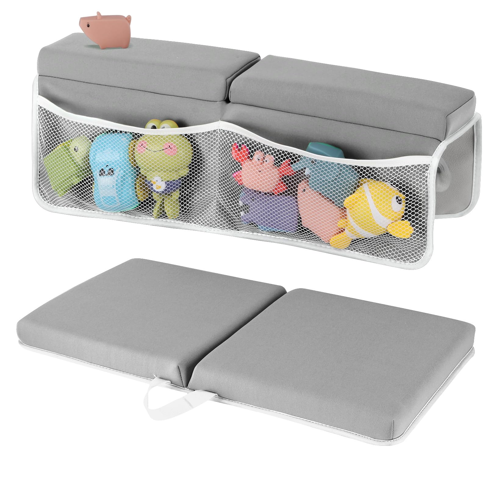 Baby Bath Kneeler and Elbow Rest Pad Set 1 5 Inch Thick Memory Foam Soft Bath Kneeler with