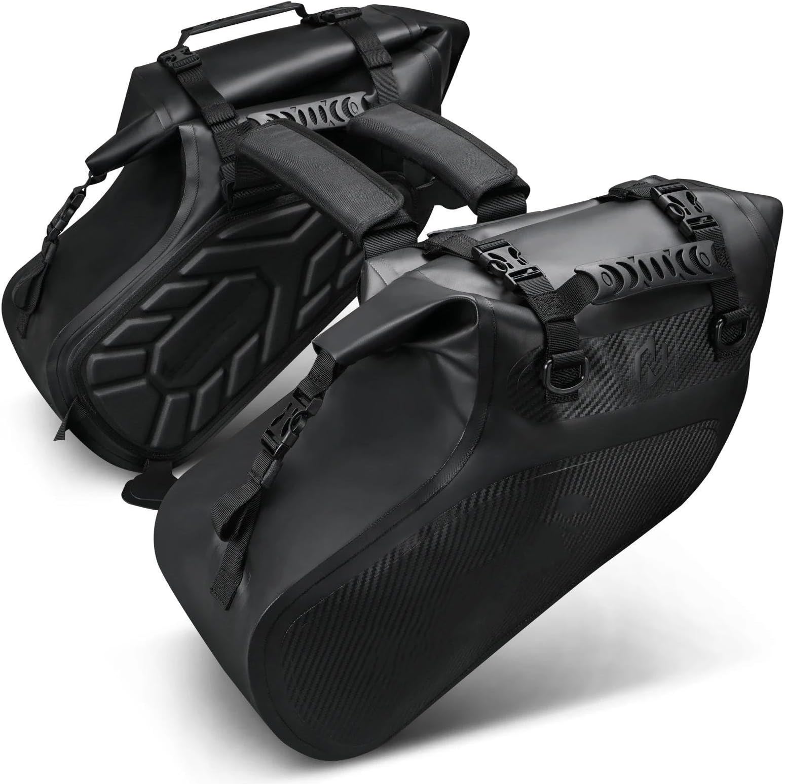 Motorcycle Black Saddlebags Waterproof Side Bags For Kawasaki For Vulcan 2013-2024 Z650RS For Ninja 400 R/RR/Z