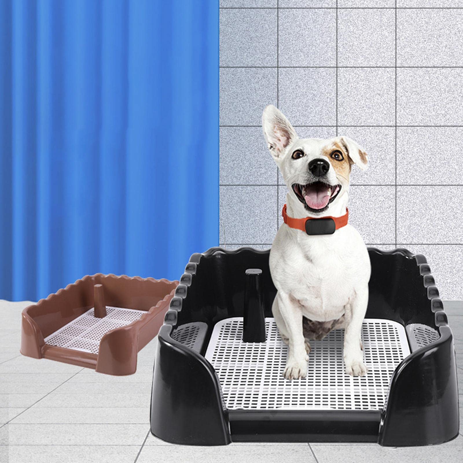 Enakshi Dog Toilet Puppy Potty Tray Cleaning Tool Litter Box Indoor Outdoor for Cat 50cmx40cmx15cm |Pet Supplies | Cat Supplies | Litter Boxes (B0BQJFGP7C) Amazon Price History, Amazon Price Tracker