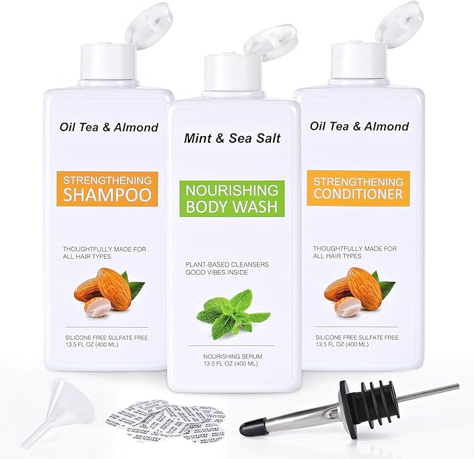 YINCL 40oz Shampoo Container Flasks for Cruise Hidden Flasks Secret