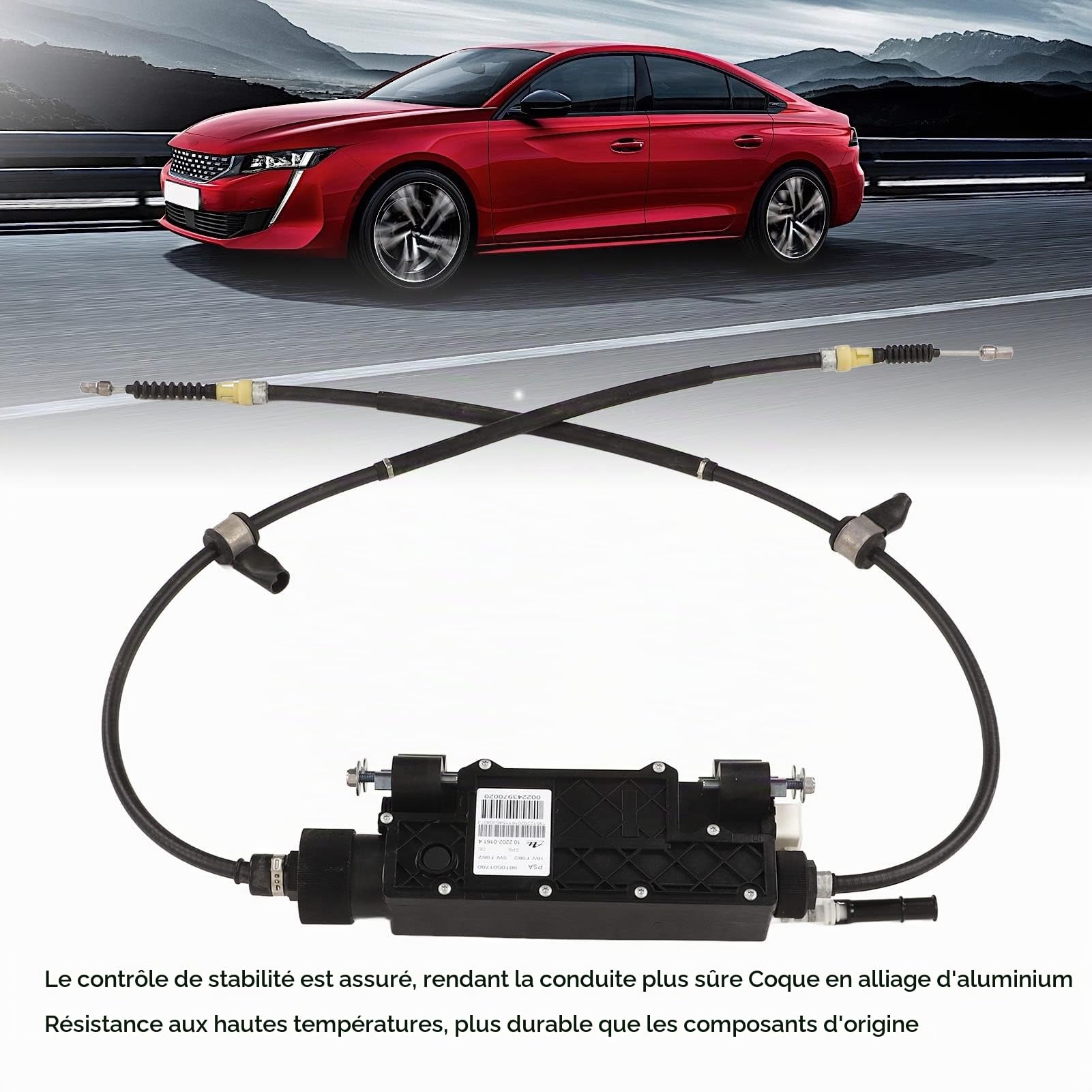 frein à main électrique III, Mécanisme de Frein à Main de Stationnement électrique Moteur en Alliage D'aluminium 9810501780 Remplacement pour 508