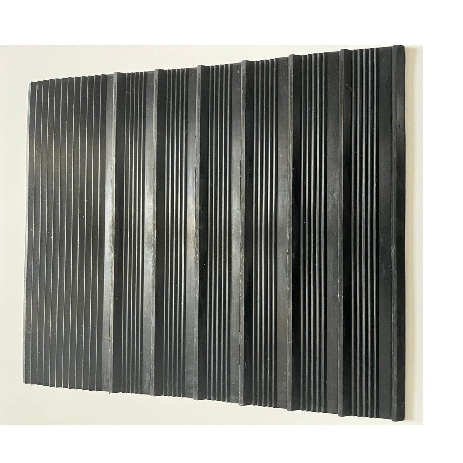 Tappetino In Gomma Per Lavaggio Oro GoldSax – 25x25 Cm, Nero, Ritagliabile, Adatto A Sluice Box E Canalina Fai Da Te