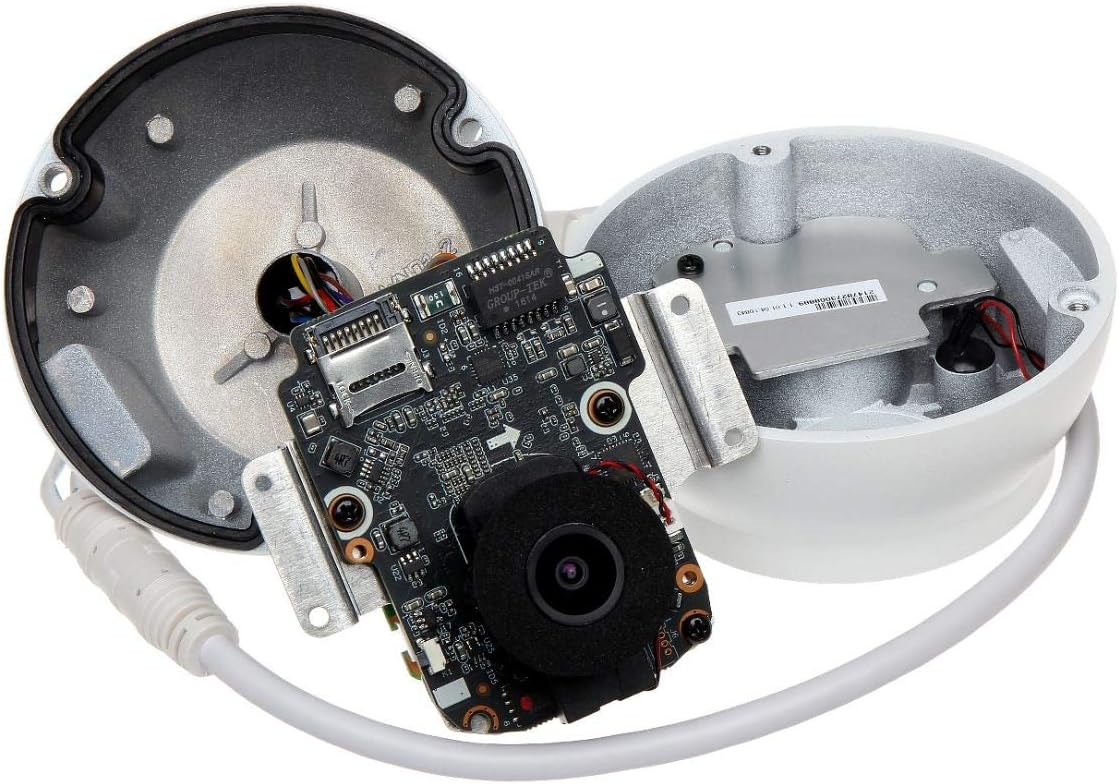 Dahua 4MP IP POE Dome Camera exploded view of components