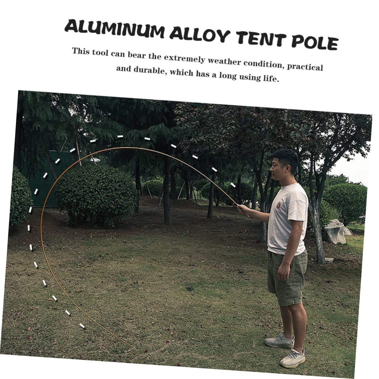 Toddmomy 2 Stück Zeltstangen Planenstange Für Zelt Flexibler Zeltüberdachungsstab Campingzelt Installationswerkzeuge Zelt Für Camping Einzelzelt Tragbarer Zeltstab Für Zelt