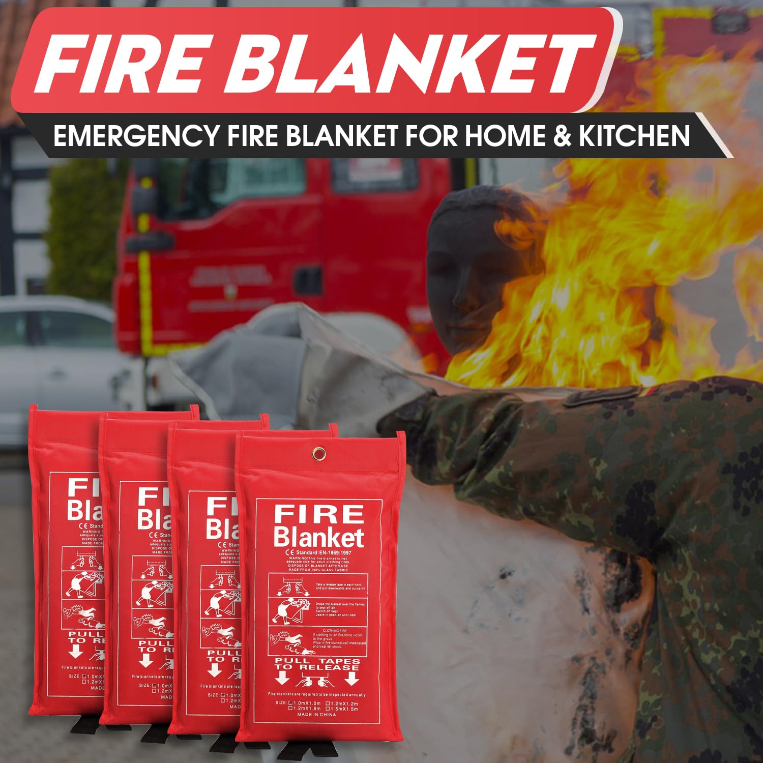 Couverture anti-incendie pour voiture : Votre première ligne de défense