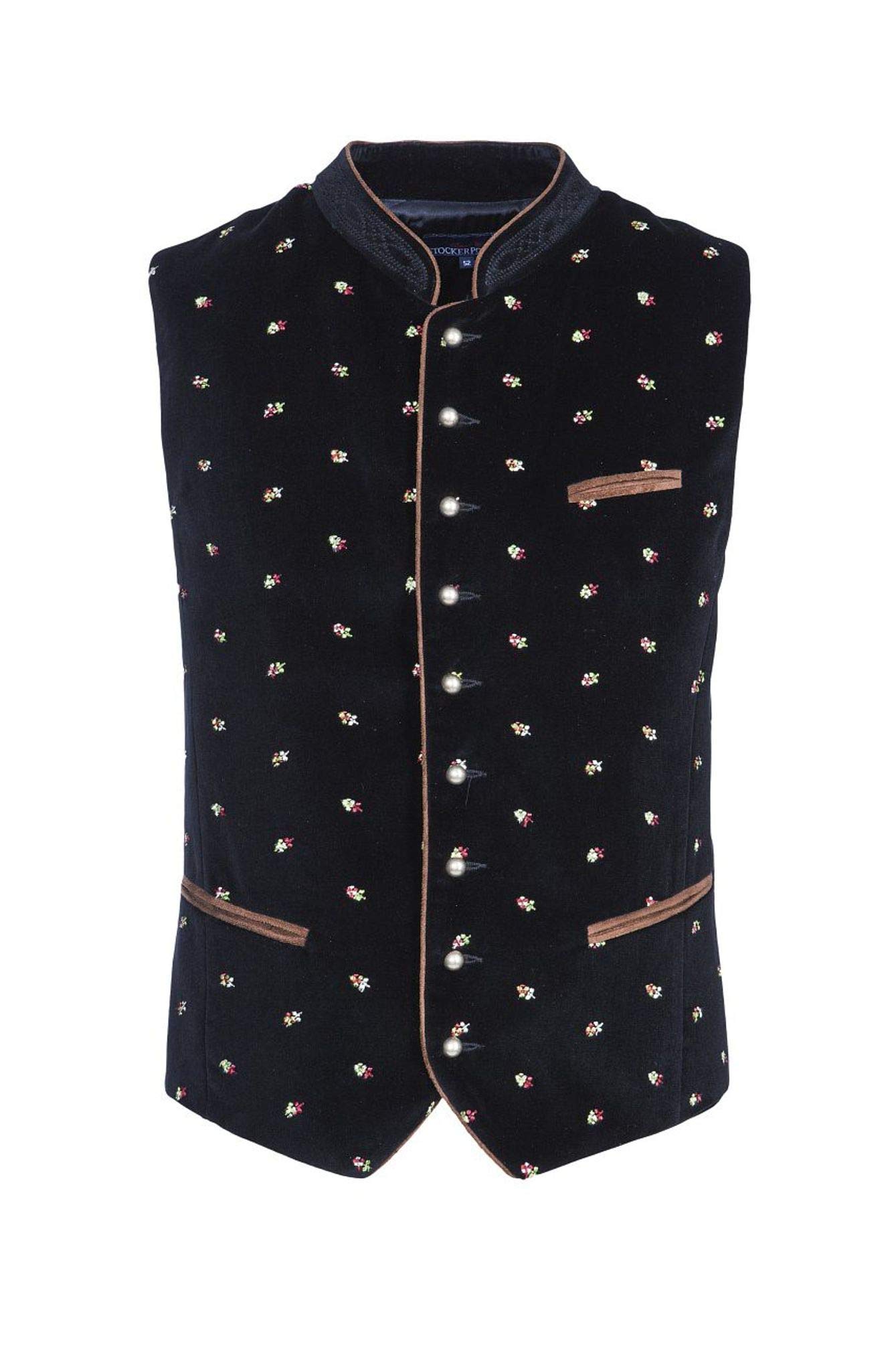 Stockerpoint - Gilet per Abito Tradizionale Tedesco, Manica Corta, Uomo