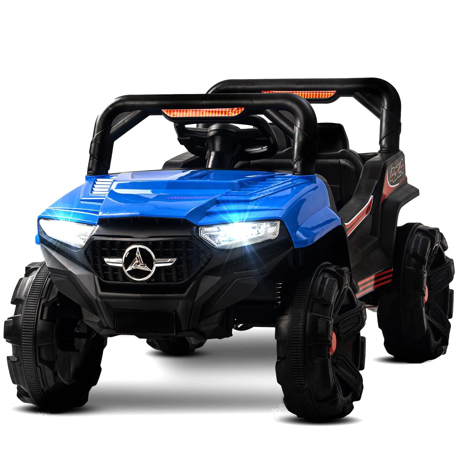 SHAKYA WORLD 1058 Sport Jeep/Car 12V Rechargeable Battery Operated Ride on Jeep for Kids | 1 to 4 Years Boys & Girls - Blue