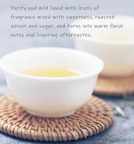 Miniatura 4 de Trilliant -Té clásico de dong ding oolong, té de alta montaña de Taiwán seleccionado a mano, té de hojas sueltas, 4 onzas, miel horneada y aromas