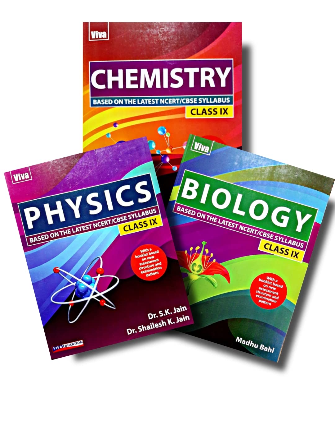 Viva Physics Chemistry Biology class 9 Combo