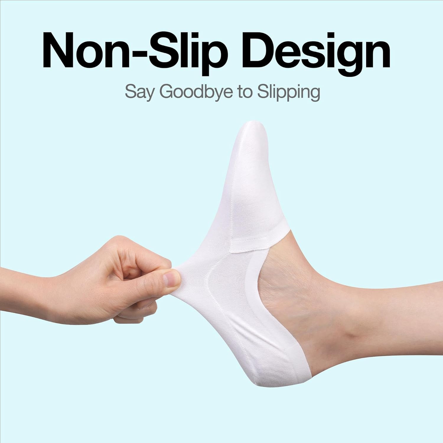 Cloud Organic Terry No Show Socks Non Slip Loafer Sneaker Flats Boat Shoe Invisible Low Cut Cotton Socks For Men and Women - Image 3