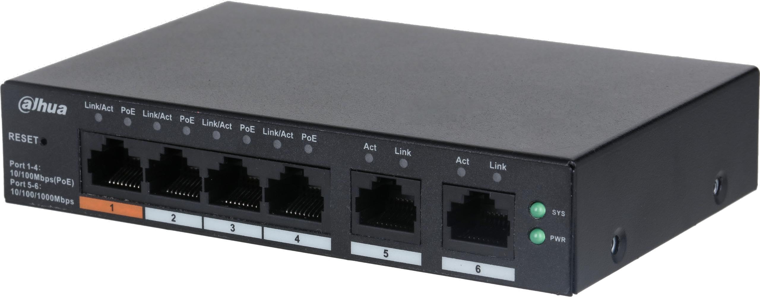 SWITCH CLOUD DAHUA DH-CS4006-4ET-60 SWITCH WITH 4-PORT POE