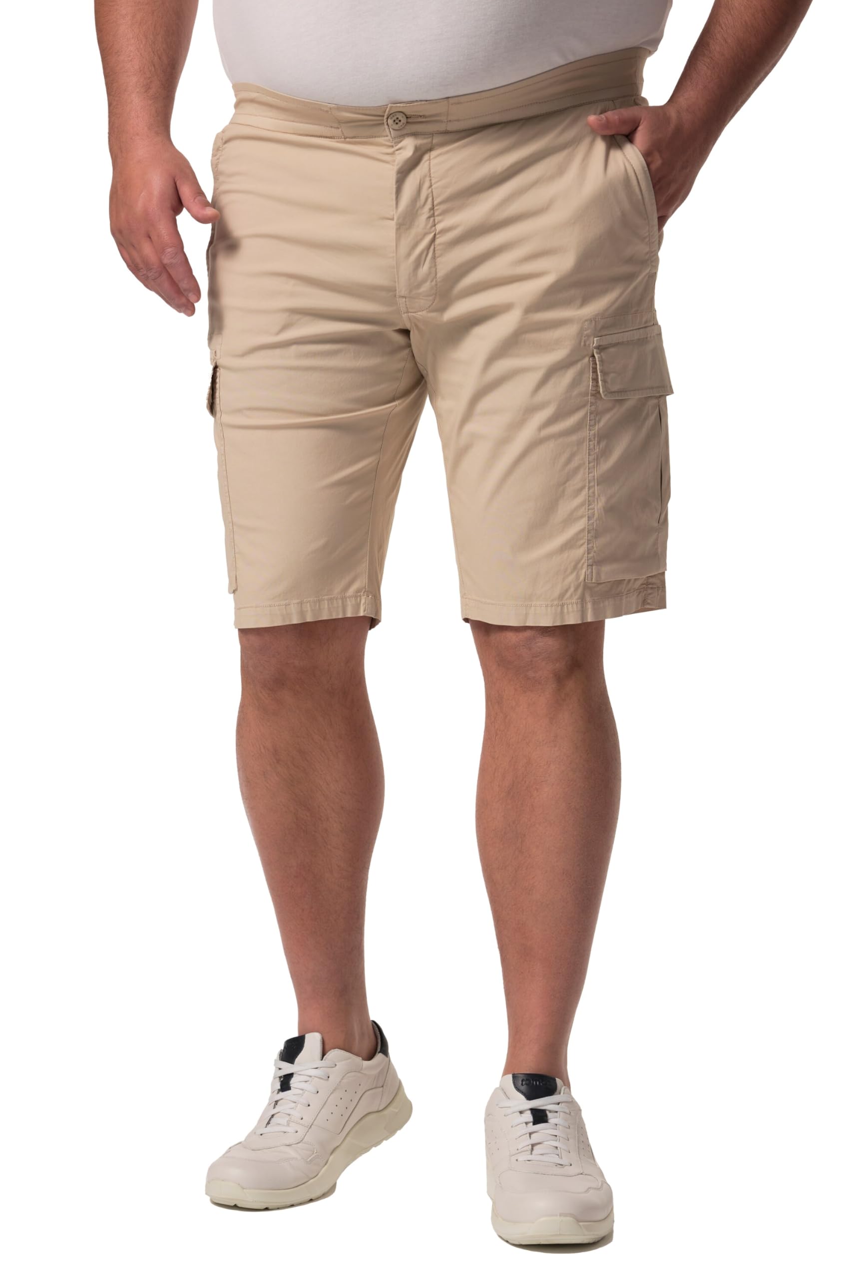 Men Plus Herren große Größen Übergrößen Menswear L-8XL Cargo-Bermuda, Bauchfit, Relaxed Fit 837819