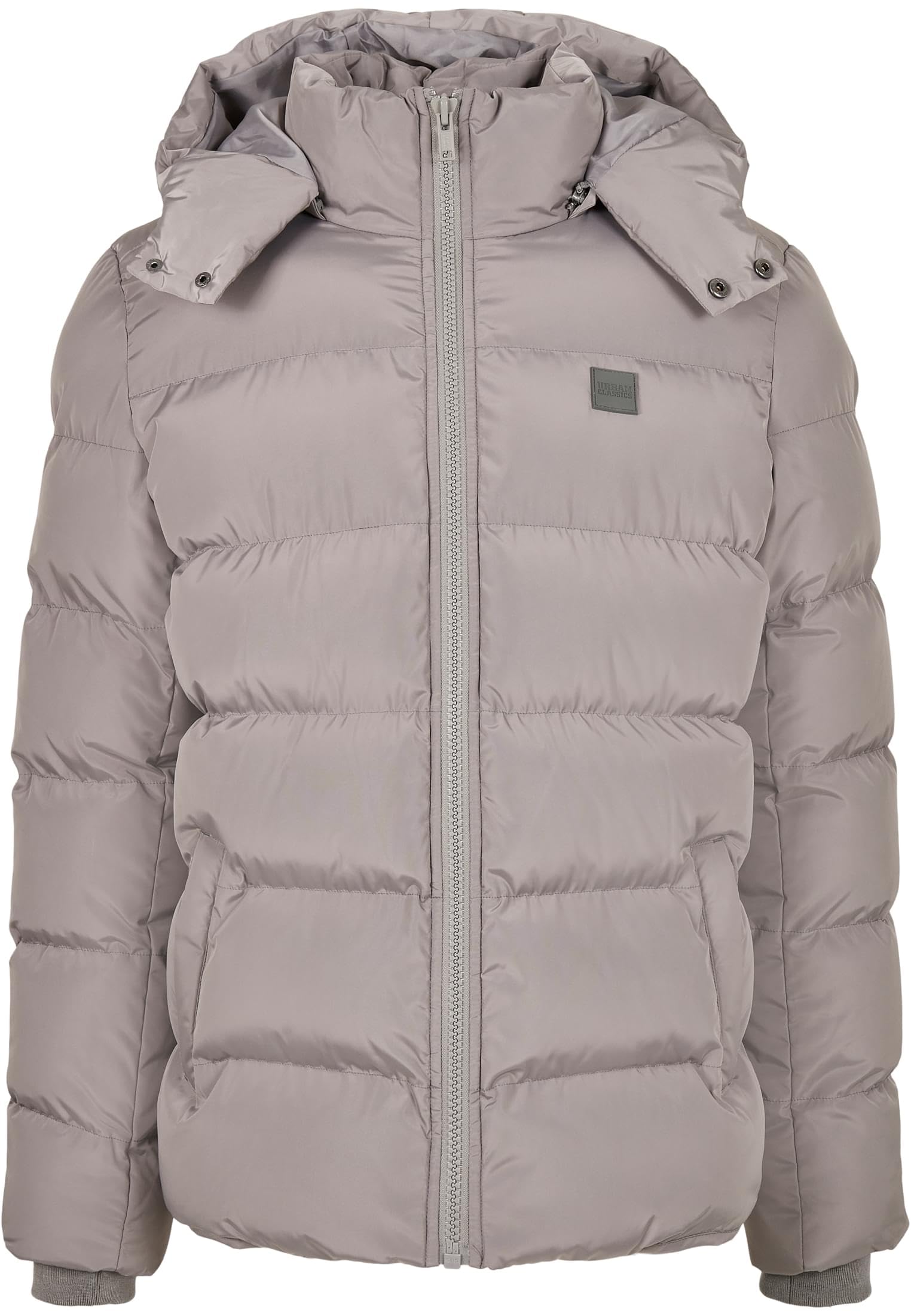 Urban Classics Men's Hooded Puffer Jacket Jackets, Asphalt, S
