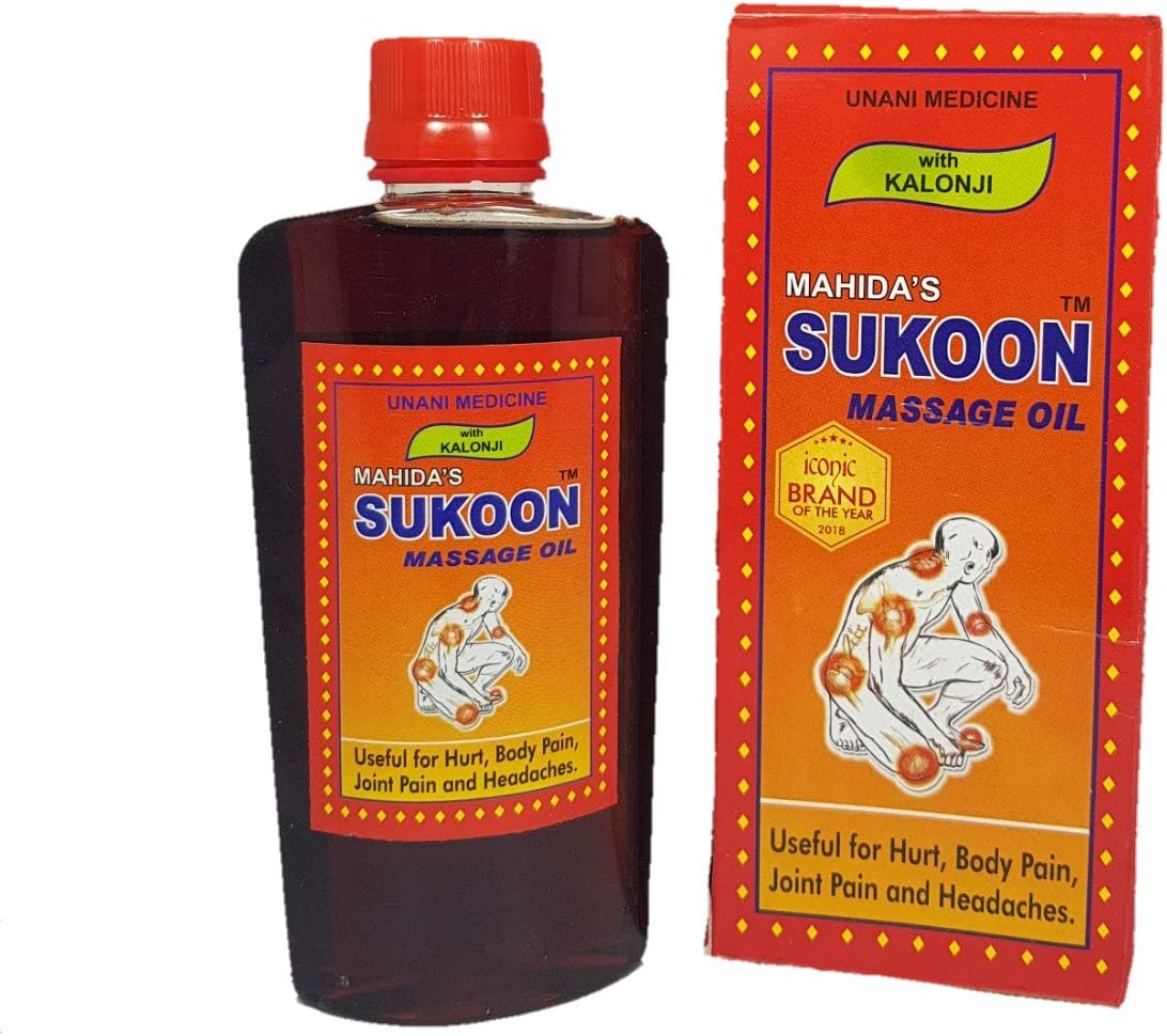 Sukoon Massage Oil (200 ml), Multi Color