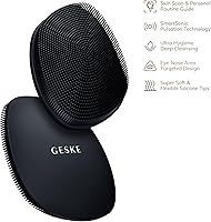 Vista 4 de GESKE SmartAppGuided™ Cepillo facial 4 en 1 Cepillo de limpieza facial profesional Cepillo facial de silicona para limpieza de la piel