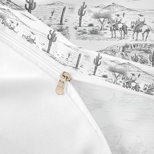 Miniatura 190 de Castle Fairy Juego de funda de edredón de cola de pez de sirena, tamaño Queen, juego de ropa de cama de escamas de sirena de acuarela arcoíris, 3