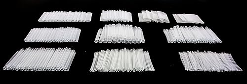 SummitLink Juego de funda de tubo termoencogible transparente (413 piezas tamaño pequeño)