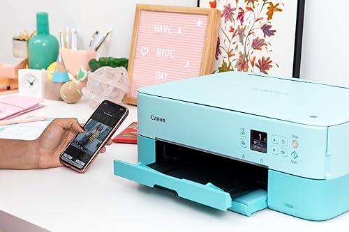 Miniatura 10 de Canon Pixma TS5320 - Impresora inalámbrica de inyección de tinta Todo-en-Uno Verde (Mint Green),Coral,Blanco,Negro