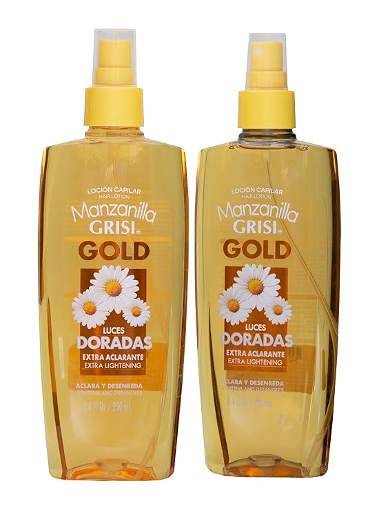 Manzanilla Grisi Hair Lotion Gold, Hair Lotion with