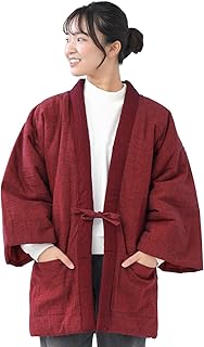 [たゆたふ / TAYU-TAFU] 宮田織物 白根 はんてん 日本製 半纏 メンズ レディース 男女兼用 久留米織 綿入り おしゃれ