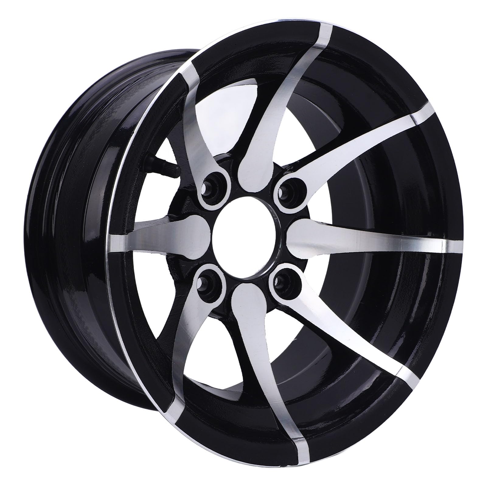 Tbest 12-calowa Felga ATV o Wysokiej Wydajności ze Stopu Aluminium 25X8 - do Wózków Gokartowych i Quadów