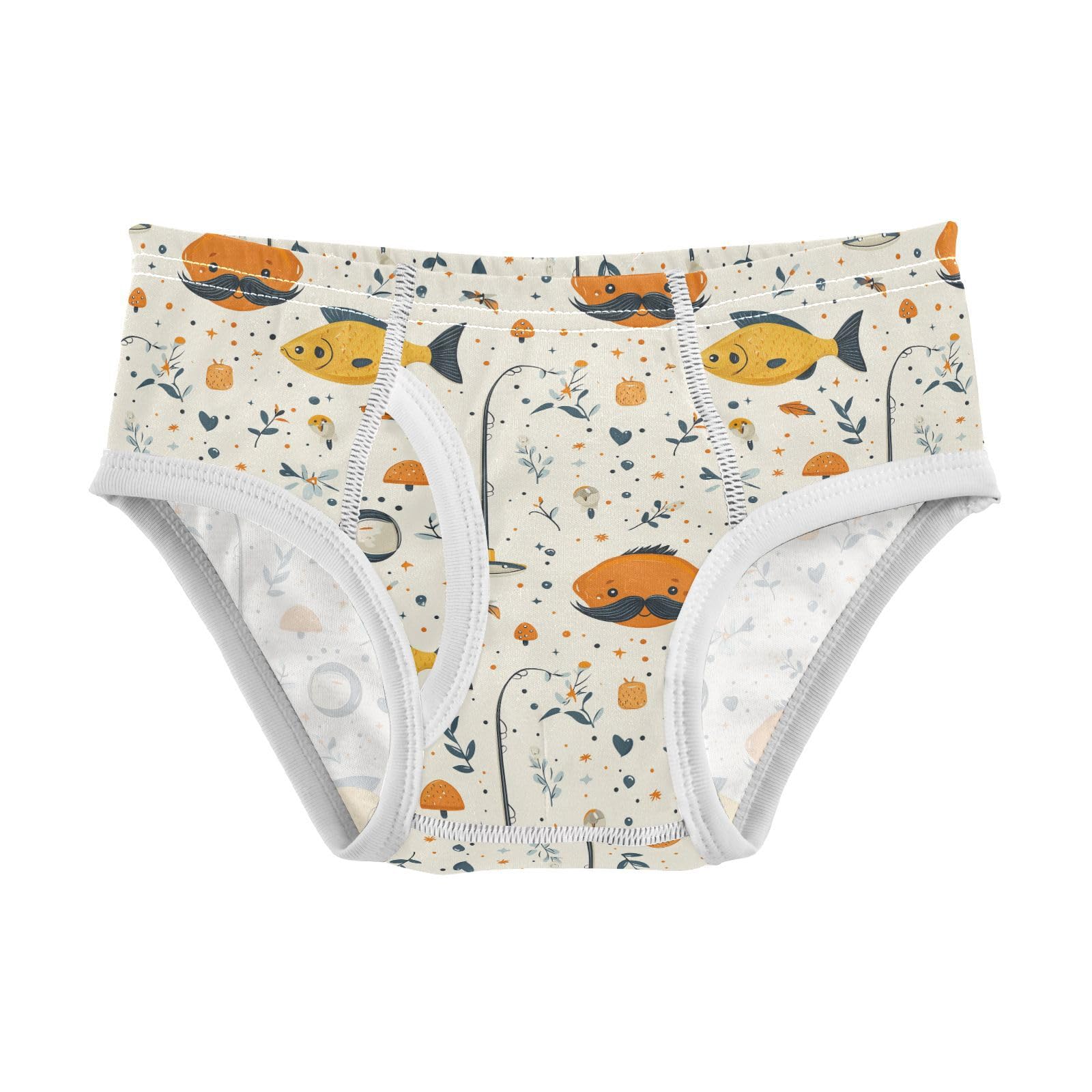 Yuiboo Toddler Boys Undies Soft Cotton Comfort Underwear for Boy A Father's Day in Sizes 6Y