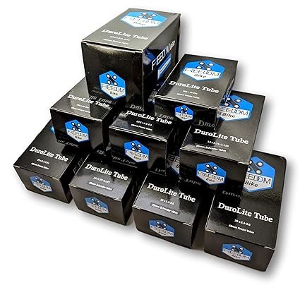 Mountain Bike Tubes | Threaded Presta Valve | DUROLITE Tubes | Fits 27.5 Inch 650b Plus + Mountain Bicycle Tires | Removable Valve Core | 27.5 Plus x 2.5-3.0c 1-Pack