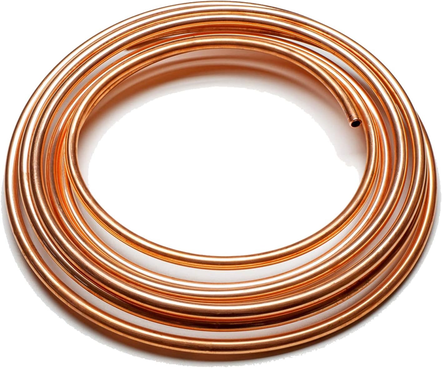 Muhize 25 Ft. of Gold 1/4" & 3/16" Brake Line Tubing Kit and Muhize 25 Ft. of Zinc-Coated 1/4" Brake Line Tubing Kit