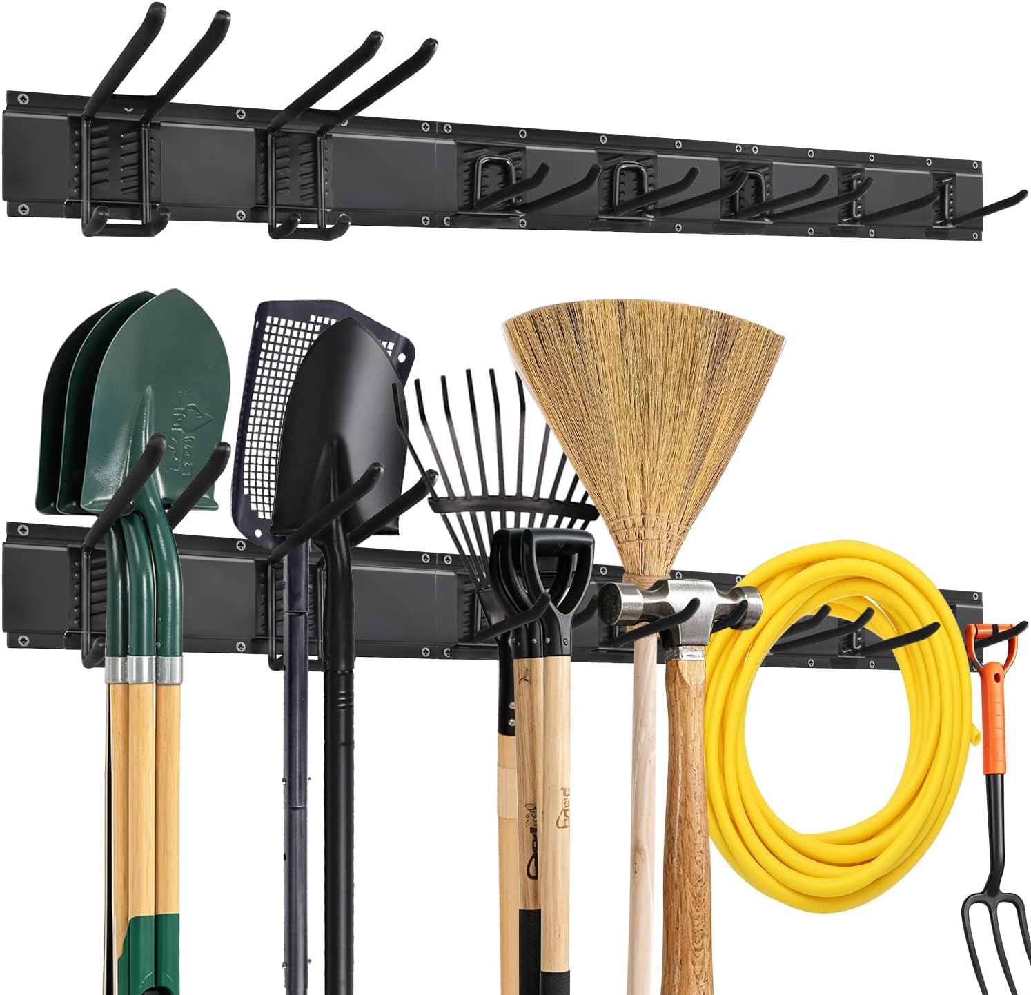 Garage Tool Organizer Wall Mount, 48 Inches Garage Storage, Carries 560 lbs with Anti-Rust, Easy Assembly, Sturdy Design,for Efficient Tool Storage Garage Organization