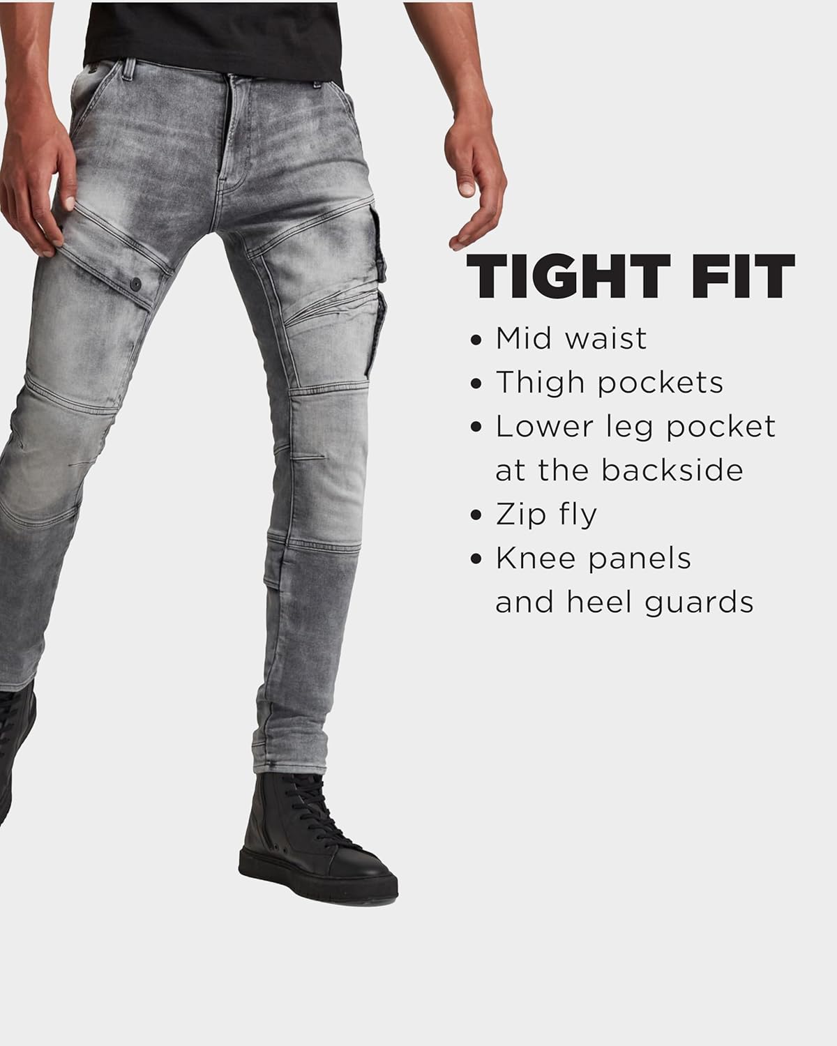 G-Star Mens Airblaze 3D Skinny Fit Jeans - Image 4