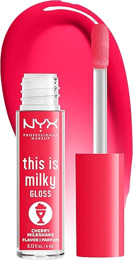 NYX Professional Makeup This Is Milky Gloss |12 Hour Hydration – Cherry Skimmed (Dusty Pink Mauve)