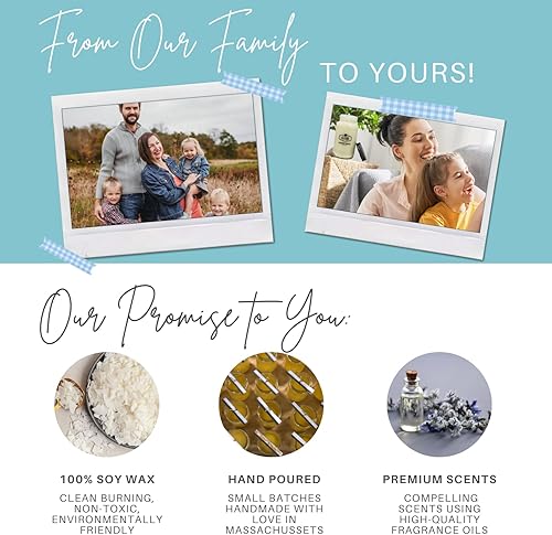 Miniatura 4 de Nika's Home Vela de soja con muffin de arándanos, tarro de 12 onzas, no tóxica, vertida a mano en los Estados Unidos, larga quema de 50 a 60 horas,