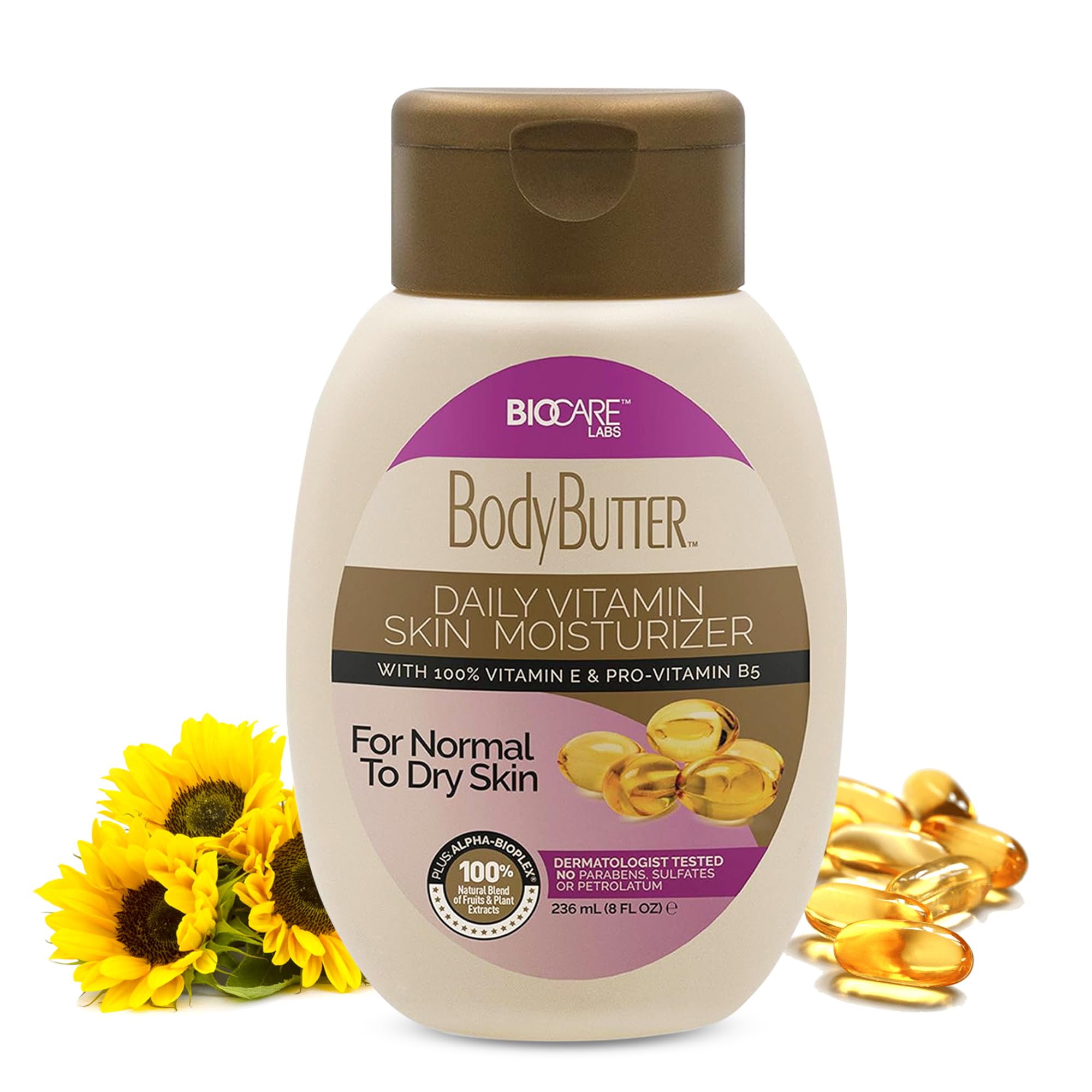 Labs Moisturizing Body Butter - Body Cream with Vitamin E and Pro-Vitamin B5 - Instantly Penetrates and Deeply Renews Skin - Lotion Designed for Visibly Smoother Skin